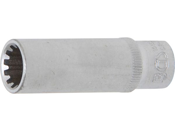 BGS Technic BGS 10160 Nástrčná hlavice 1/4" 10 mm, prodloužená - Gear Lock