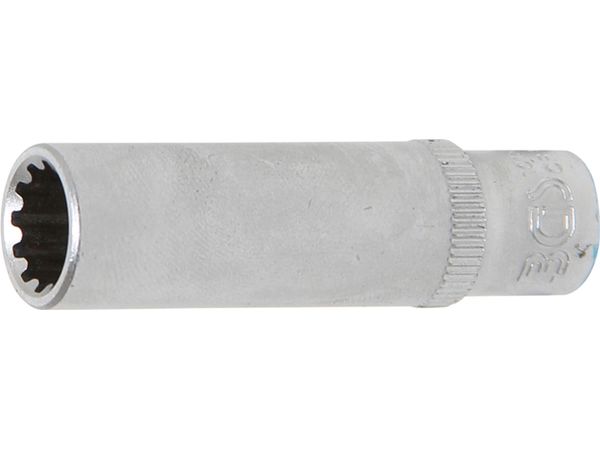 BGS Technic BGS 10159 Nástrčná hlavice 1/4" 9 mm, prodloužená - Gear Lock