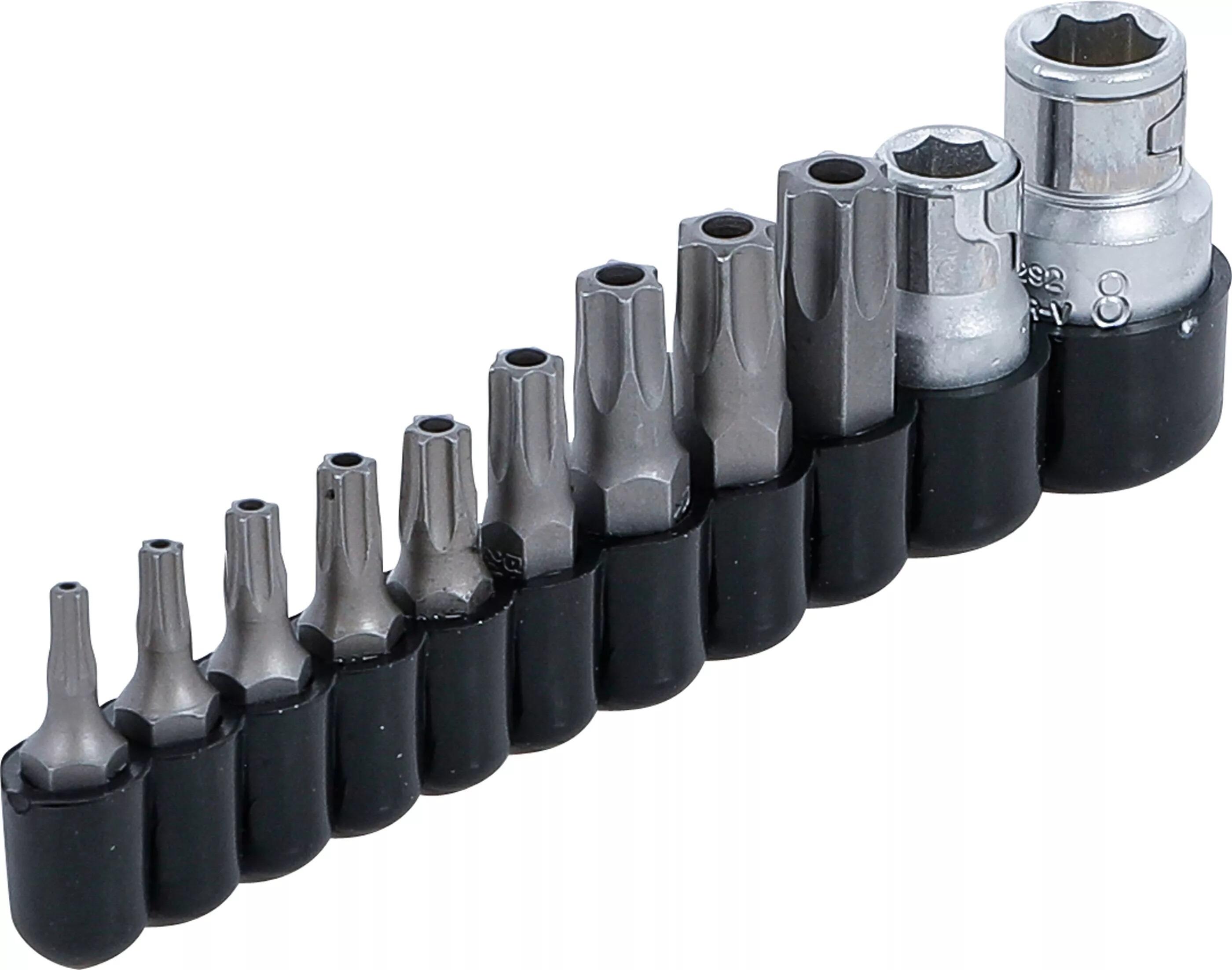 BGS Technic BGS 786 Bity 1/4“+ 5/16“ T-profil s vrtáním T10 ÷ T50, 11 ks