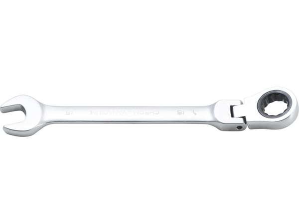 BGS Technic BGS 6718 Očkoplochý klíč 18 mm s ráčnou, kloubový