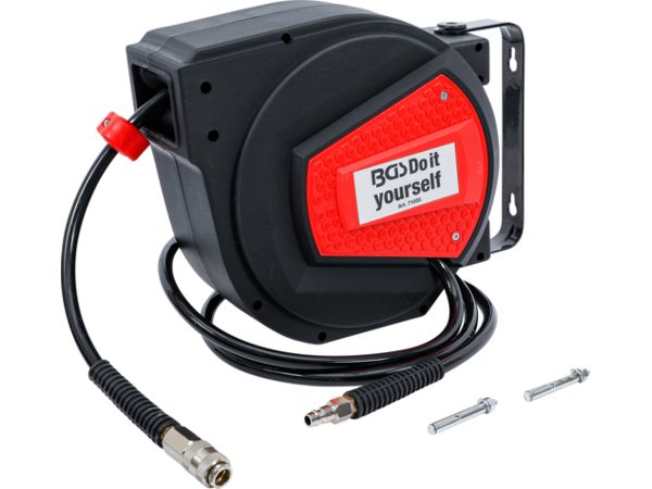 BGS Technic BGS 71055 Hadice pneumatická s automatickou navíječkou 10 m + 1,5 m