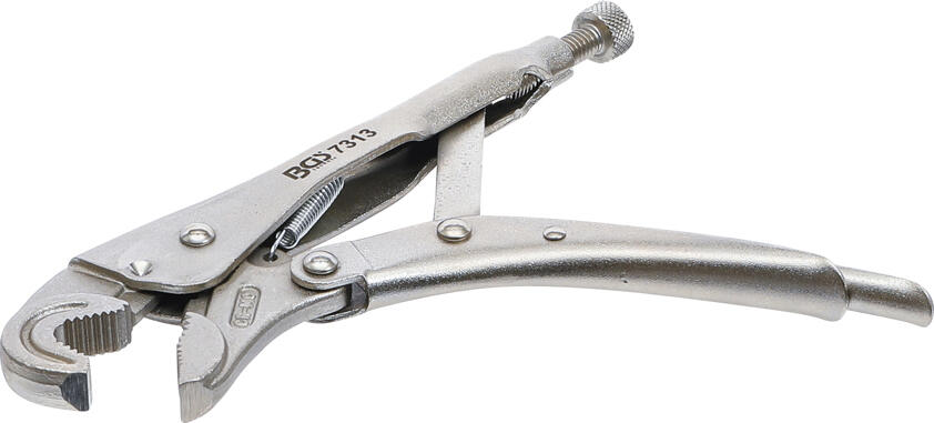BGS Technic BGS 7313 Samosvorné upínací kleště Grip 175 mm, zaoblený tvar čelistí