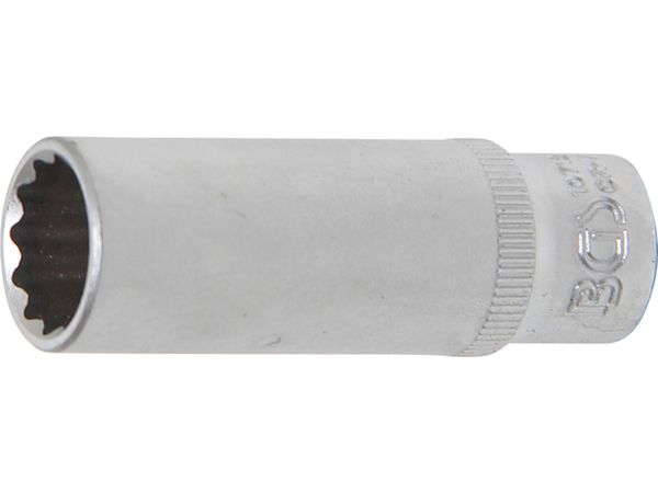 BGS Technic BGS 10712 Nástrčná hlavice 1/4" dvanáctihranná 12 mm, prodloužená