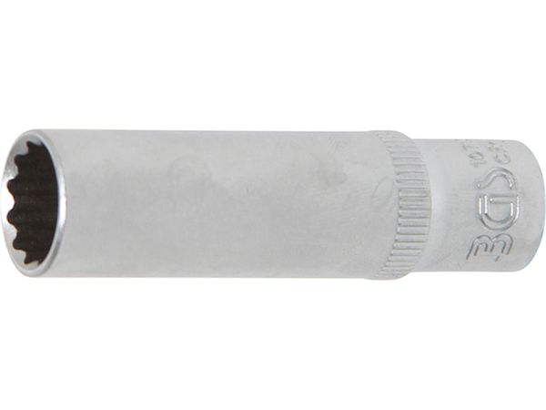 BGS Technic BGS 10710 Nástrčná hlavice 1/4" dvanáctihranná 10 mm, prodloužená
