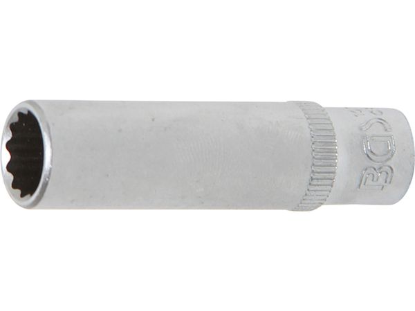 BGS Technic BGS 10709 Nástrčná hlavice 1/4" dvanáctihranná 9 mm, prodloužená