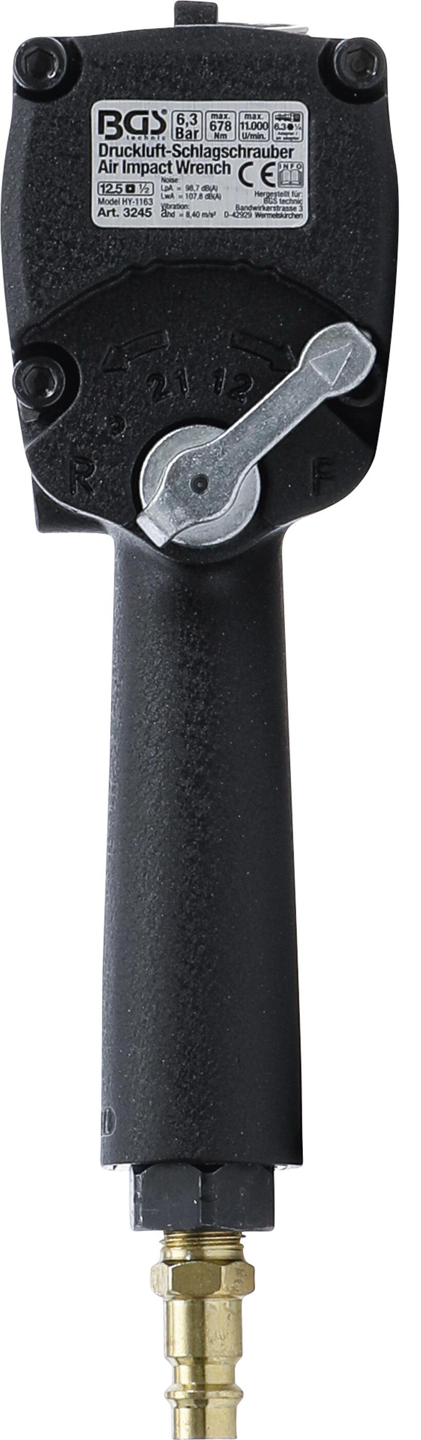 BGS Technic BGS 3245 Pneumatický rázový utahovák 1/2" max. 678 Nm