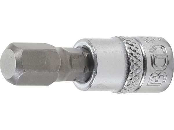 Nástrčná hlavice s bitem HEX 1/4" 8 mm, BGS - B2502