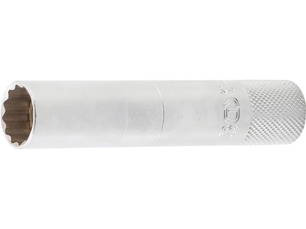 BGS Technic BGS 2446 Nástrčná hlavice 3/8" 12hranná 14 x 90 mm pro zapalovací svíčky, s ma