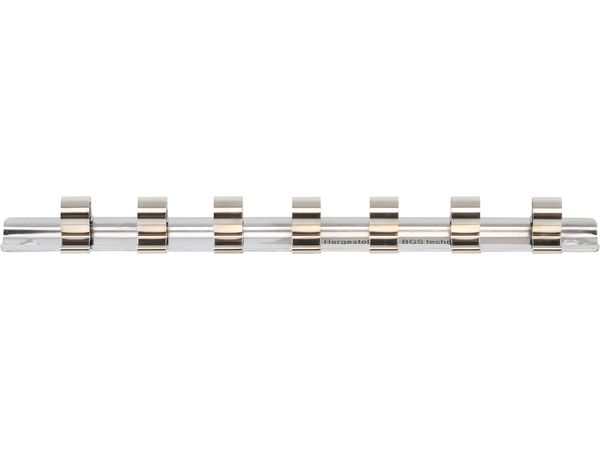 BGS Technic BGS 2317 Kolejnice pro 3/8&quot; hlavice, 7 klipů