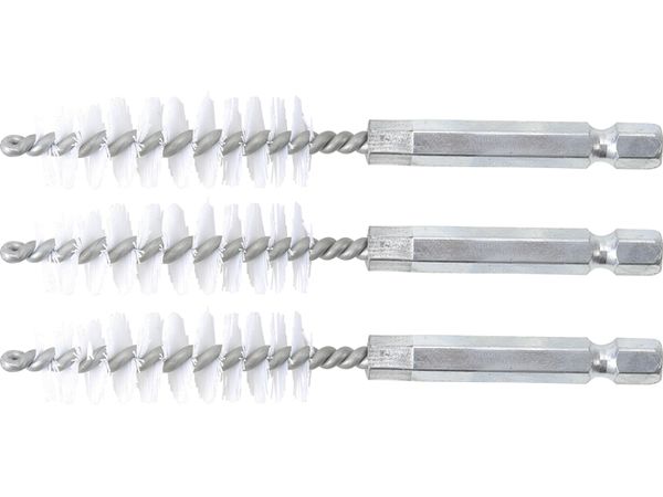 BGS Technic BGS 3078-14-N Nylonové kartáče pr. 14 mm, upínání 1/4", 3 ks (Sada BGS 3078)