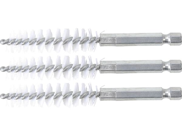 BGS Technic BGS 3078-13-N Nylonové kartáče pr. 13 mm, upínání 1/4", 3 ks (Sada BGS 3078)