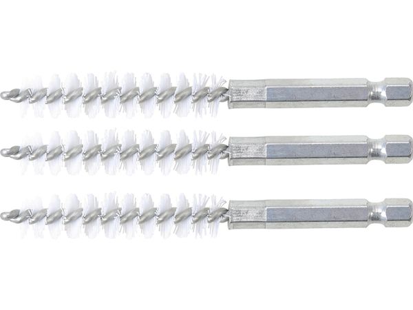 BGS Technic BGS 3078-11-N Nylonové kartáče pr. 11 mm, upínání 1/4", 3 ks (Sada BGS 3078)