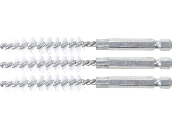 BGS Technic BGS 3078-10-N Nylonové kartáče pr. 10 mm, upínání 1/4", 3 ks (Sada BGS 3078)