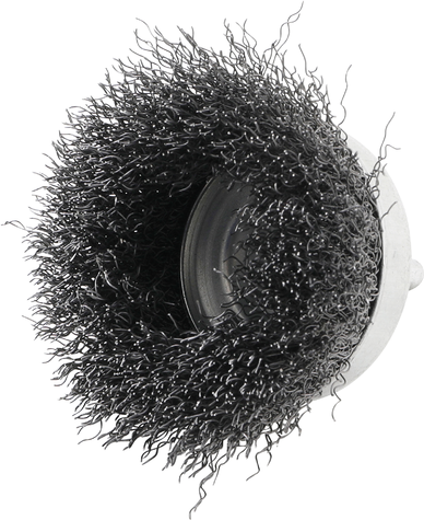 BGS Technic BGS 3076 Hrncový drátěný kotouč pr. 75mm, upnutí – čep 6 mm