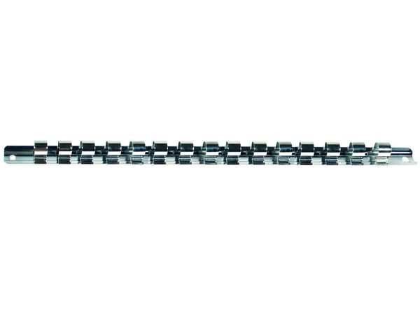 BGS Technic BGS 2120 Kolejnice pro 1/4&quot; hlavice, 15 klipů