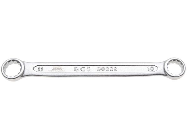 BGS Technic BGS 30332 Oboustranný očkový klíč 10 x 11 mm, extra plochý