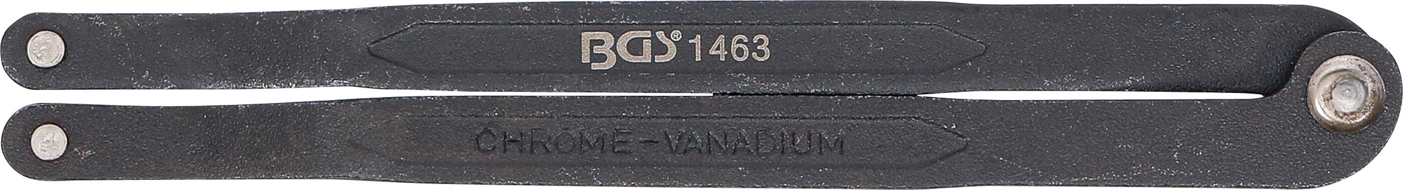 BGS Technic BGS 1463 Nastavitelný klíč s čepy na čelní otvory – 180 mm