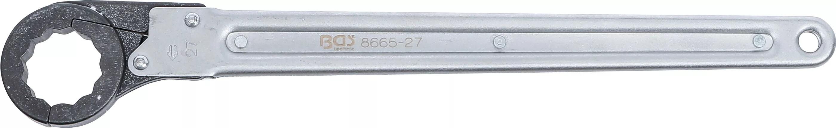BGS Technic BGS 8665-27 Ráčnový klíč na potrubí 27 mm