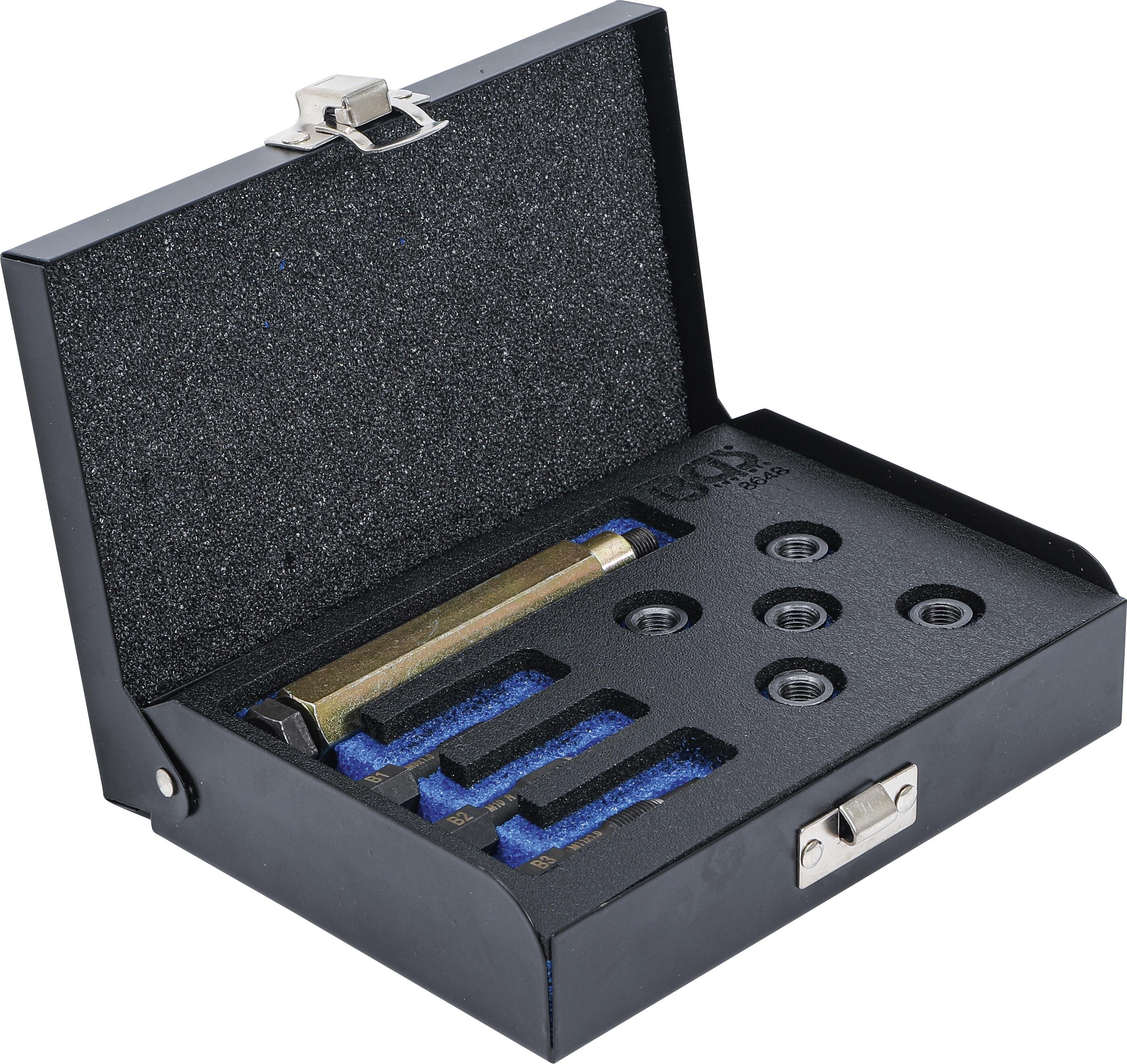 BGS Technic BGS 8648 Sada na opravu závitů žhavicích svíček M9 x 1,0 mm (9 dílů)