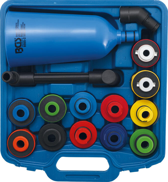 BGS Technic BGS 8505-2 Trychtýře pro plnění oleje BGS108505-2 -plastové (Sada 15 dílů)