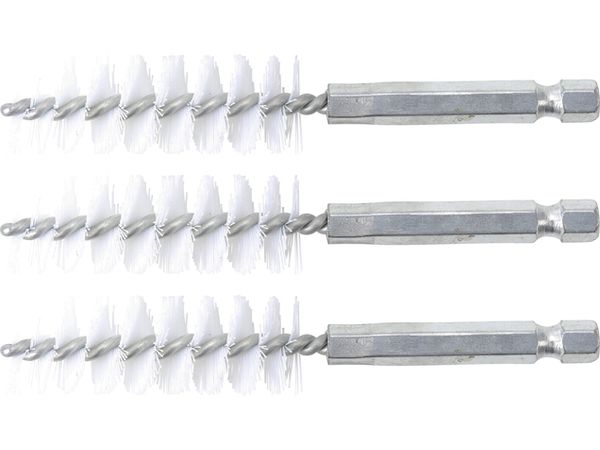 BGS Technic BGS 3078-16-N Nylonové kartáče pr. 16 mm, upínání 1/4", 3 ks (Sada BGS 3078)