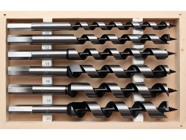 BGS Technic BGS 2894 Hadovité vrtáky do dřeva 10 ÷ 20 mm. Sada 6 dílů
