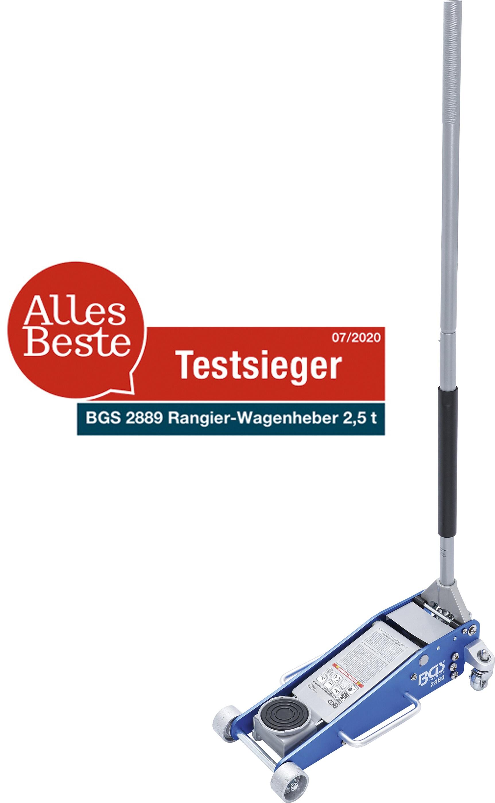 BGS Technic BGS 2889 Pojízdný hydraulický zvedák 2,5 t, hliníkový korpus