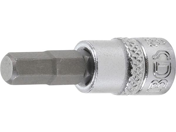 Nástrčná hlavice s bitem HEX 1/4" 6 mm, BGS - B2500