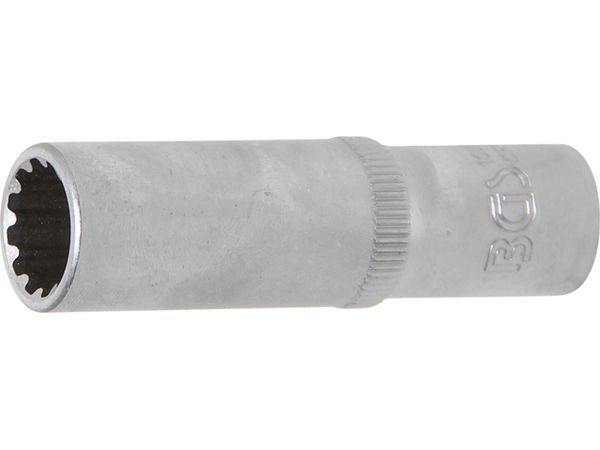 BGS Technic BGS 10352 Nástrčná hlavice 3/8" 12 mm, prodloužená - Gear Lock