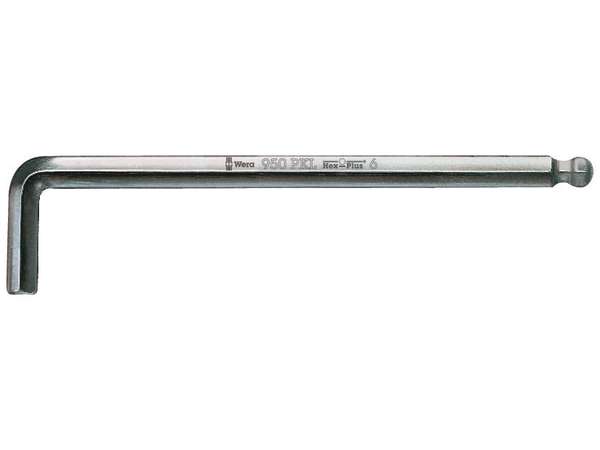 Wera 022052 Zástrčný klíč, metrický, chromovaný, 2 x 100 mm typ 950 PKL