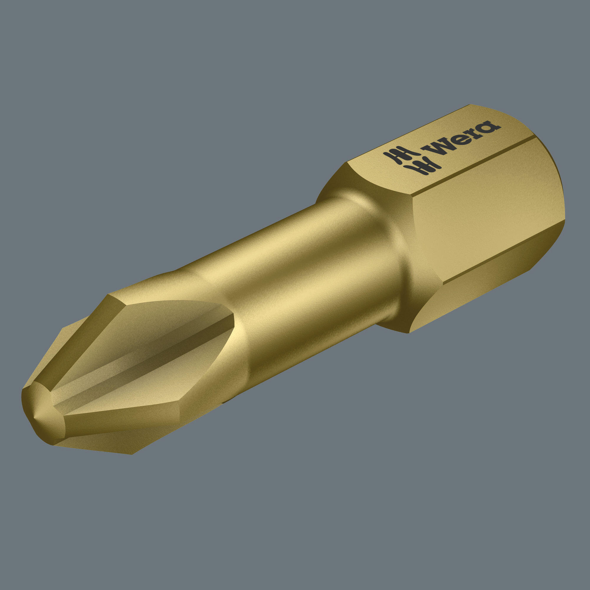 Wera 056625 Bit PH 3 – 851/1 TH. Šroubovací bit 1/4 Hex, 25 mm pro křížové šrouby Phillips