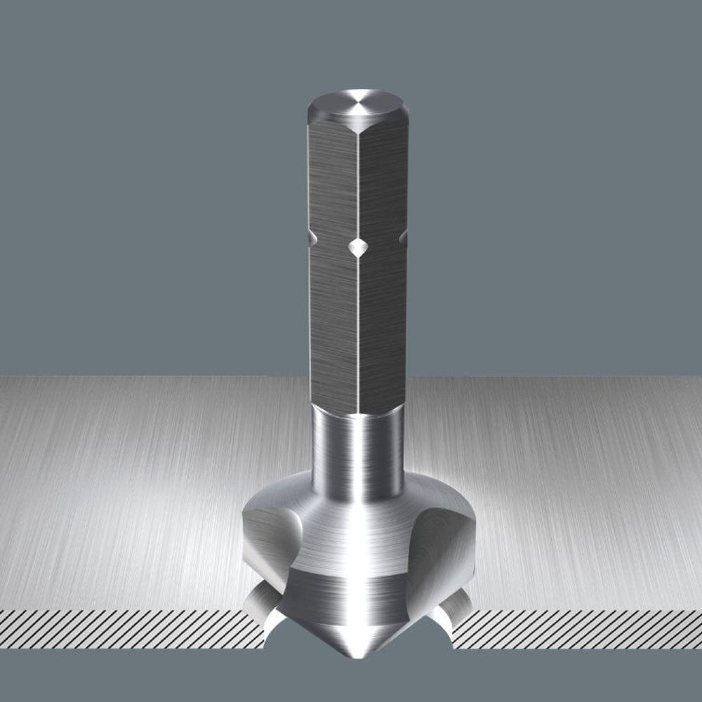 Wera 104650 Sada bitů s kuželovými záhlubníky 90° HSS - 846/8 (8 ks)