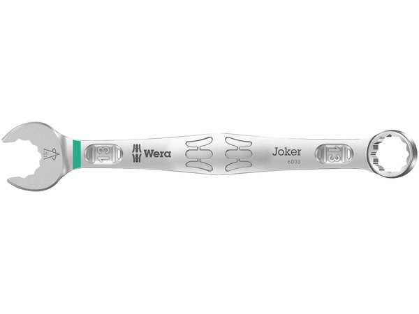 Wera 020204 Očkoplochý klíč 13 mm 6003 Joker, vyhnutý