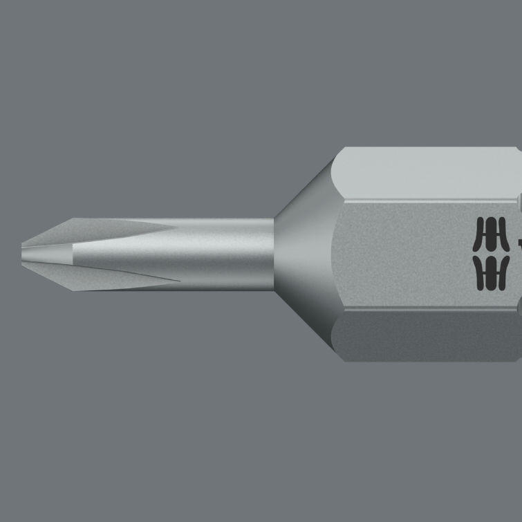 Wera 380201 Šroubovací bit 1/4 Hex PH 0 x 89 mm, typ 851/4 J na křížové šrouby Phillips