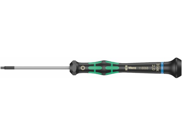 Wera 118068 Šroubovák šestihranný 2x60 mm k použití v elektronice Kraftform Micro typ 2054