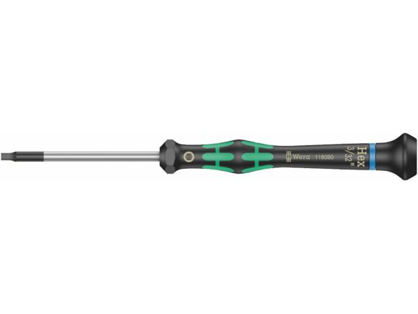 Wera 118080 Šroubovák šestihranný 3/32"x60 mm k použití v elektronice Kraftform Micro typ