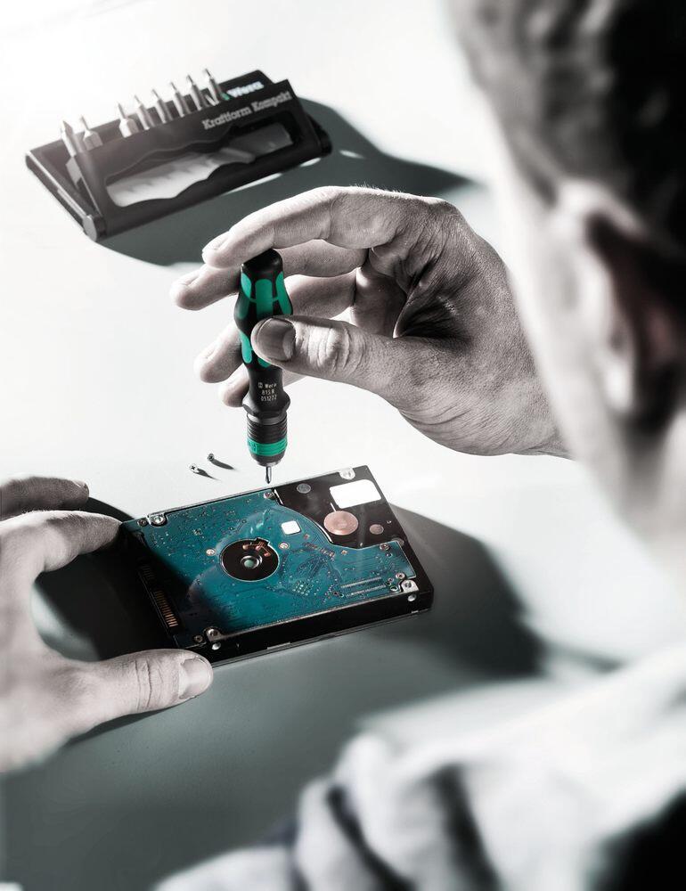 Wera 056653 Sada 9 ks torzních bitů Kraftform Kompakt 10 s držákem 813 R Kraftform