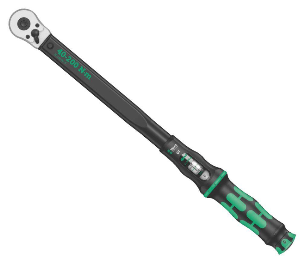 Wera 075622 Momentový klíč Wera Click-Torque C 3 s přepínací ráčnou 1/2" (40 ÷ 200 Nm)