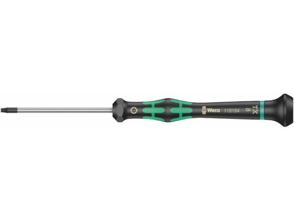 Wera 118184 Šroubovák TORX TX 8 HFx60 mm k použití v elektronice Kraftform Micro typ 2067,