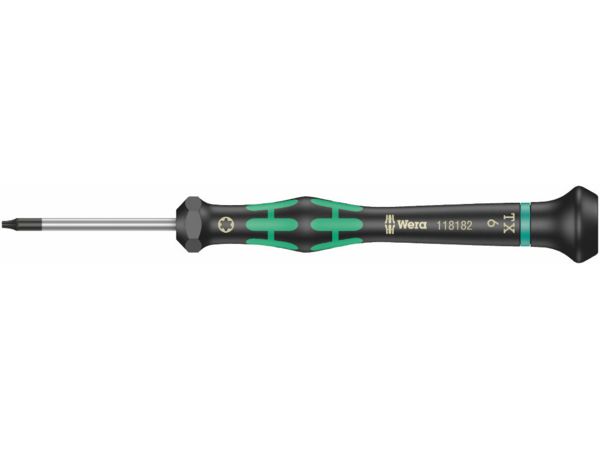 Wera 118182 Šroubovák TORX TX 6 HFx60 mm k použití v elektronice Kraftform Micro typ 2067,