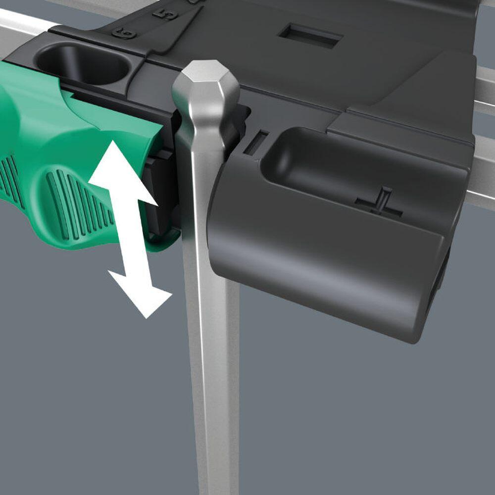 Wera 022101 Sada šestihranných klíčů Wera 950/7 Hex-Plus Magnet 1, chromovaná (7 ks)