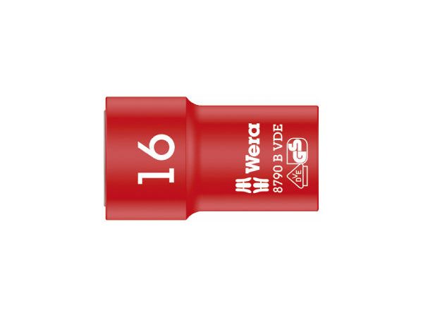 Wera 004960 Nástrčná hlavice 3/8" 6hran 16 mm typ 8790 B Zyklop VDE