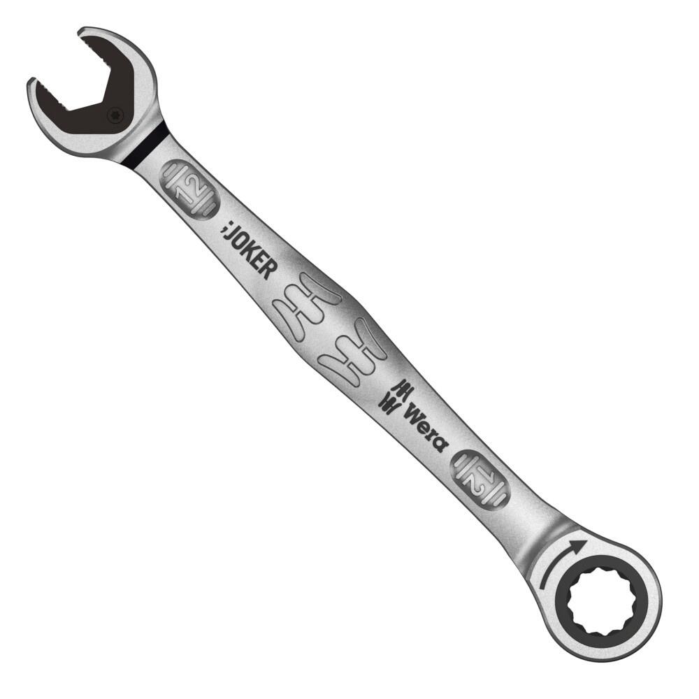 Wera 073272 Otevřený a očkový ráčnový klíč Joker 12 mm