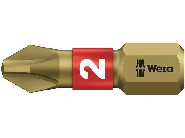 Wera 056412 Bit 1/4" PH 2 x 25 mm, bitorsion typ 851/1 BTH PH