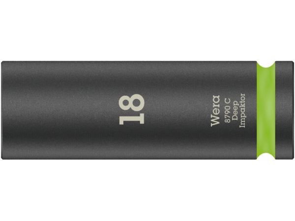 Wera 004835 Nástrčná hlavice 1/2" šestihran 18 mm typ 8790 C Impaktor Deep