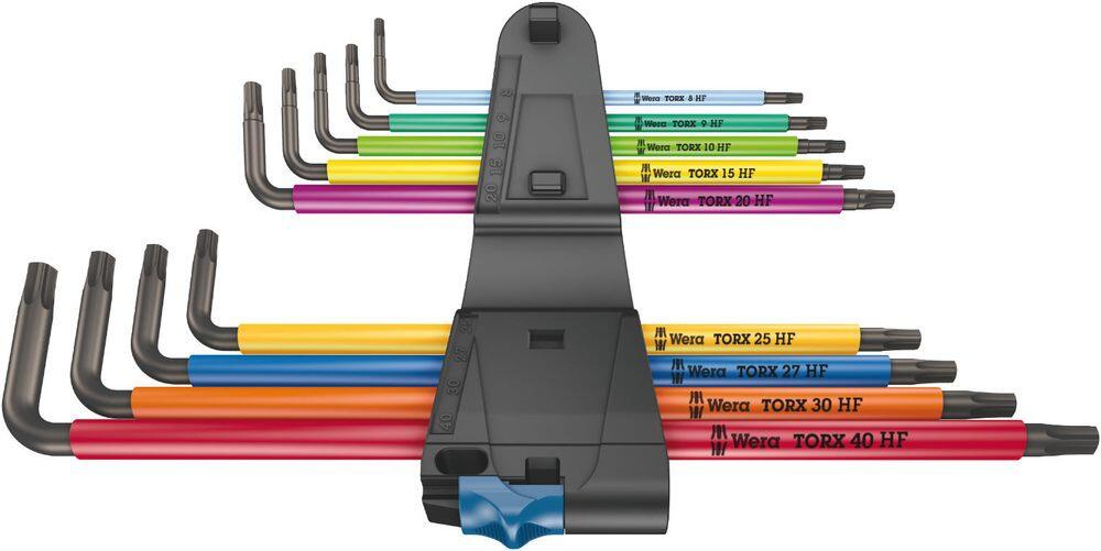 Wera 024470 Zástrčné klíče 967/9 Torx XL Multicolour HF 1. Sada 9 ks dlouhých klíčů s přid