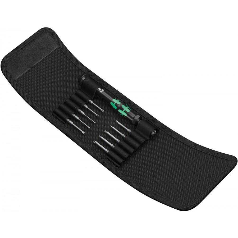 Wera 135938 Držák a výměnné čepele 4 mm Kraftform Kompakt Micro-Set/11SB (Sada 11 dílů)