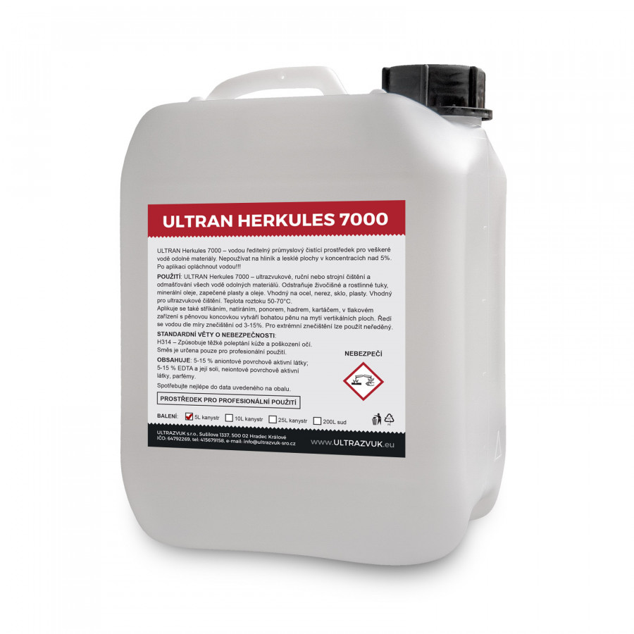 Ultrazvuk Průmyslový čistič Ultran Herkules 7000 – 25L