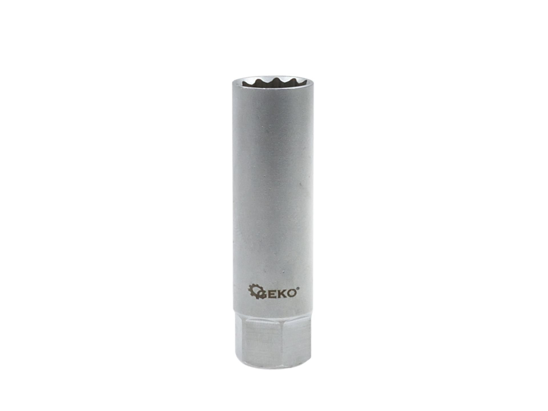 GEKO Hlavice na zapalovací svíčky 3/8", 14 mm, 12-hranná