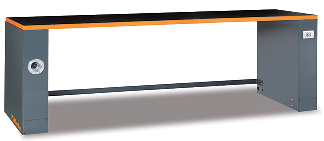 Pracovní stůl 2,8 m pro sestavu dílenského nábytku RSC55, oranžový - Beta Tools